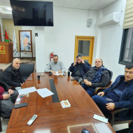 اجتماع طارئ في بلدية طولكرم استعدادًا لمواجهة المنخفض الجوي