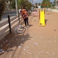 تكثيف أعمال النظافة في مدينة طولكرم