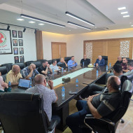 رئيس بلدية طولكرم يستقبل تجار سوق الحسبة لعرض مشروع تطوير وتوسعة سوق الجملة بالشراكة مع الفاو