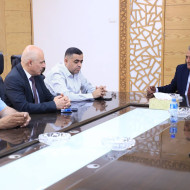 استقبال رئيس وأعضاء الهيئة الإدارية وكادر الغرفة التجارية الصناعية الزراعية