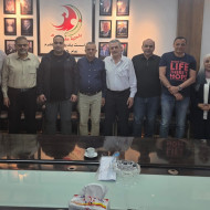 زيارة وفد من الهيئة الإدارية المكلفة بإدارة نادي طولكرم الثقافي الرياضي لبلدية طولكرم