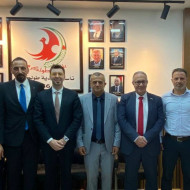 استقبال وفد من الإدارة الإقليمية للبنك الوطني