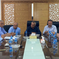 لقاء رئيس بلدية طولكرم  وأعضاء المجلس البلدي مع مجلس إدارة نقابة الكهربائيين الفلسطينيين -فرع طولكرم