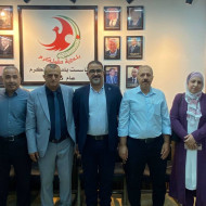 استقبال بلدية طولكرم مدير صحة محافظة طولكرم الدكتور محمود أبو بكر وكادر المديرية بالمحافظة