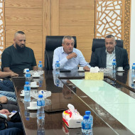 بلدية طولكرم تستقبل وفدًا من اللجنة الشعبية لخدمات مخيم نور شمس ومؤسساته