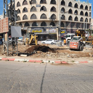 بلدية طولكرم تبدأ العمل فعلياً على إعادة تأهيل دوار شويكة