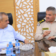 استقبال مدير الضابطة الجمركية المقدم نضال الصيفي والوفد المرافق له من ضباط المديرية لدار البلدية