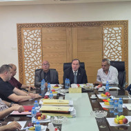 محافظ طولكرم يزور بلدية طولكرم ويبارك للمجلس البلدي الجديد توليه مهامه