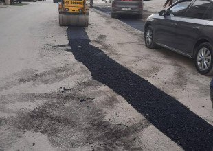 تعبيد محيط ميدان جمال عبد الناصر ومقطع من شارع نابلس (أمام بنك فلسطين) بمساهمة مجتمعية من الغرفة التجارية