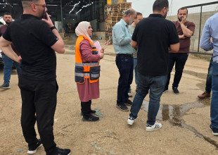 زيارة ميدانية شارك فيها عدد من المقاولين المهتمين بتقديم عروض لتطوير السوق بالتعاون مع منظمة الأغذية والزراعة للأمم المتحدة (الفاو)