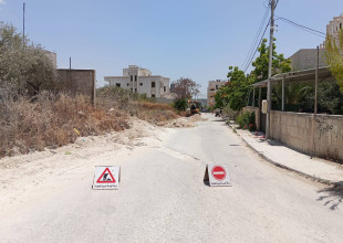 بلدية طولكرم تباشر بأعمال تمديد خط مياه ناقل من بئر مسقط الى خزان ابو طاقة