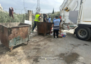 اعمال مشتركة بين بلدية طولكرم ووكالة الغوث في الضواحي