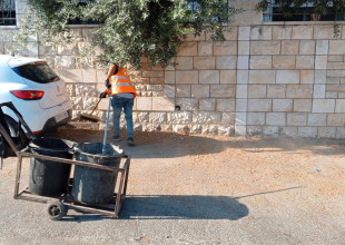 تكثيف أعمال النظافة في مدينة طولكرم