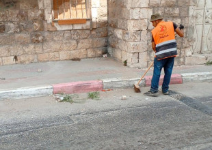 تكثيف أعمال النظافة في مدينة طولكرم