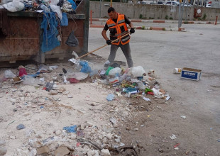 تكثيف أعمال النظافة في مدينة طولكرم