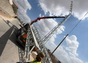 تنفيذ مشروع تقوية شبكة الكهرباء في منطقة شرق ضاحية ذنابة