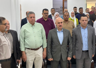 بلدية طولكرم / لجنة ضريبة التربية والتعليم ومديرية التربية والتعليم _ طولكرم تكرم الأديبة د. رولا غانم والفريق الفائز بشركة &ldquo;إيكو روك&rdquo;