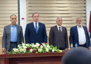 بلدية طولكرم / لجنة ضريبة التربية والتعليم ومديرية التربية والتعليم _ طولكرم تكرم الأديبة د. رولا غانم والفريق الفائز بشركة &ldquo;إيكو روك&rdquo;