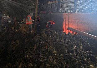 تنفيذ قطعات لخطوط مياه جديدة في حي الملسات