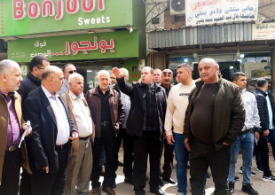 لقاء في دار البلدية برئاسة عطوفة محافظ محافظة طولكرم  بعد جولة ميدانية على أسواق المدينة