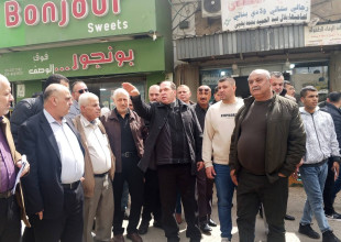 لقاء في دار البلدية برئاسة عطوفة محافظ محافظة طولكرم  بعد جولة ميدانية على أسواق المدينة