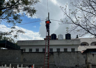 إنجاز صيانة الإنارة في مقبرة طولكرم الغربية