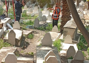 إنجاز صيانة الإنارة في مقبرة طولكرم الغربية