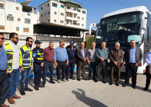 بلدية طولكرم ووزارة المواصلات ومحافظة طولكرم ولجنة السير المركزية تعلن عن تشغيل خط "سرفيس" داخلي جديد