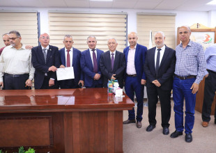 بلدية طولكرم تشهد مراسم التسليم والاستلام للمجلس البلدي المنتخب