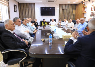 استقبال رئيس وأعضاء الهيئة الإدارية وكادر الغرفة التجارية الصناعية الزراعية