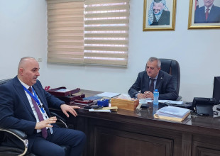 استقبال مدير بنك الإسكان للتجارة والتمويل فرع طولكرم