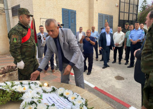 مشاركة رئيس بلدية طولكرم أ. نصر فقها في مراسم عيد الأضحى المبارك