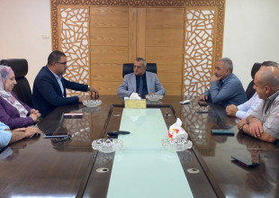 استقبال بلدية طولكرم مدير صحة محافظة طولكرم الدكتور محمود أبو بكر وكادر المديرية بالمحافظة