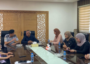 استقبال وفد من مديرية الدفاع المدني في محافظة طولكرم