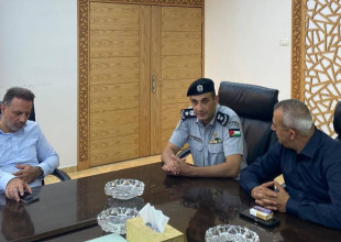 استقبال وفد من مديرية الدفاع المدني في محافظة طولكرم