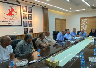لقاء رئيس بلدية طولكرم  وأعضاء المجلس البلدي مع مجلس إدارة نقابة الكهربائيين الفلسطينيين -فرع طولكرم
