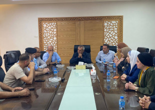 استقبال  وفد من لجنة العلاقات العامة في المؤسسة الأمنية