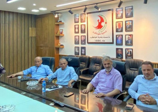 استقبال وفد من مديرية الدفاع المدني في محافظة طولكرم