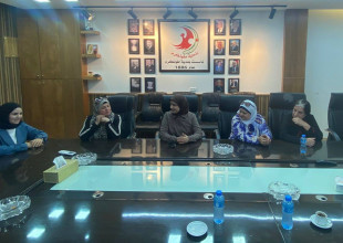 استقبال وفد من  جمعية المركز التنموي للمرأة