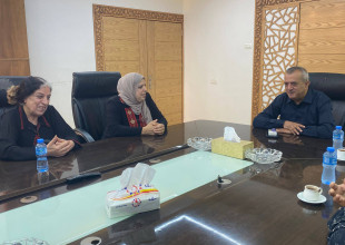 استقبال وفد من  جمعية المركز التنموي للمرأة