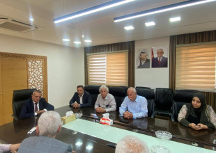 اتحاد المقاولين الفلسطينيين يزور بلدية طولكرم ويعزز التعاون المشترك