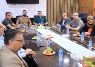 بلدية طولكرم تستقبل رئيس جامعة فلسطين التقنية &ndash; خضوري والوفد المرافق لبحث سبل التعاون المشترك