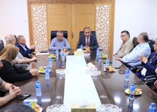 بلدية طولكرم تستقبل رئيس جامعة فلسطين التقنية &ndash; خضوري والوفد المرافق لبحث سبل التعاون المشترك