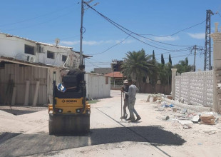 بلدية طولكرم تواصل أعمال تأهيل وصيانة الطرق في المدينة وضواحيها
