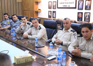 استقبال مدير الضابطة الجمركية المقدم نضال الصيفي والوفد المرافق له من ضباط المديرية لدار البلدية