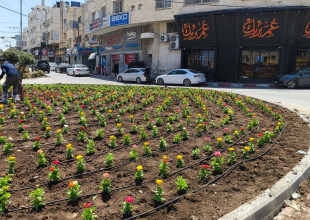 استكمال أعمال إعادة تأهيل دوار شويكة