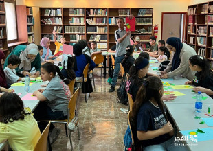 تنفيذ عدة أنشطة ترفيهية وتعليمية للاطفال في وحدة المكتبات وتطوير القدرات