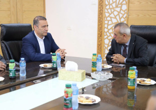 بلدية طولكرم تستقبل رئيس مجلس إدارة ومدير عام الشركة الفلسطينية لنقل الكهرباء