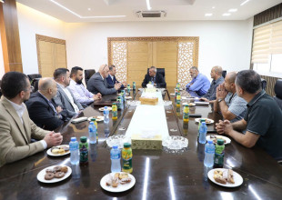 بلدية طولكرم تستقبل رئيس مجلس إدارة ومدير عام الشركة الفلسطينية لنقل الكهرباء