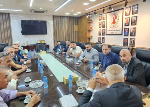 استقبال رئيس البلدية السيد نصر فقها، وفدًا من اللجنة الفرعية لنقابة المحامين الفلسطينيين (فرع طولكرم)